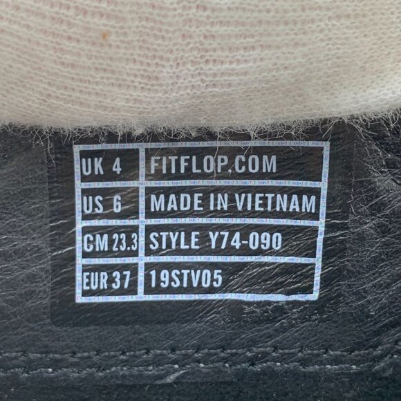 NIB Fitflop Mari Boots In Black Size 37 - Picture 9 of 11